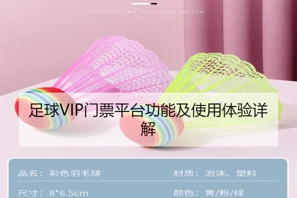 足球VIP门票平台功能及使用体验详解